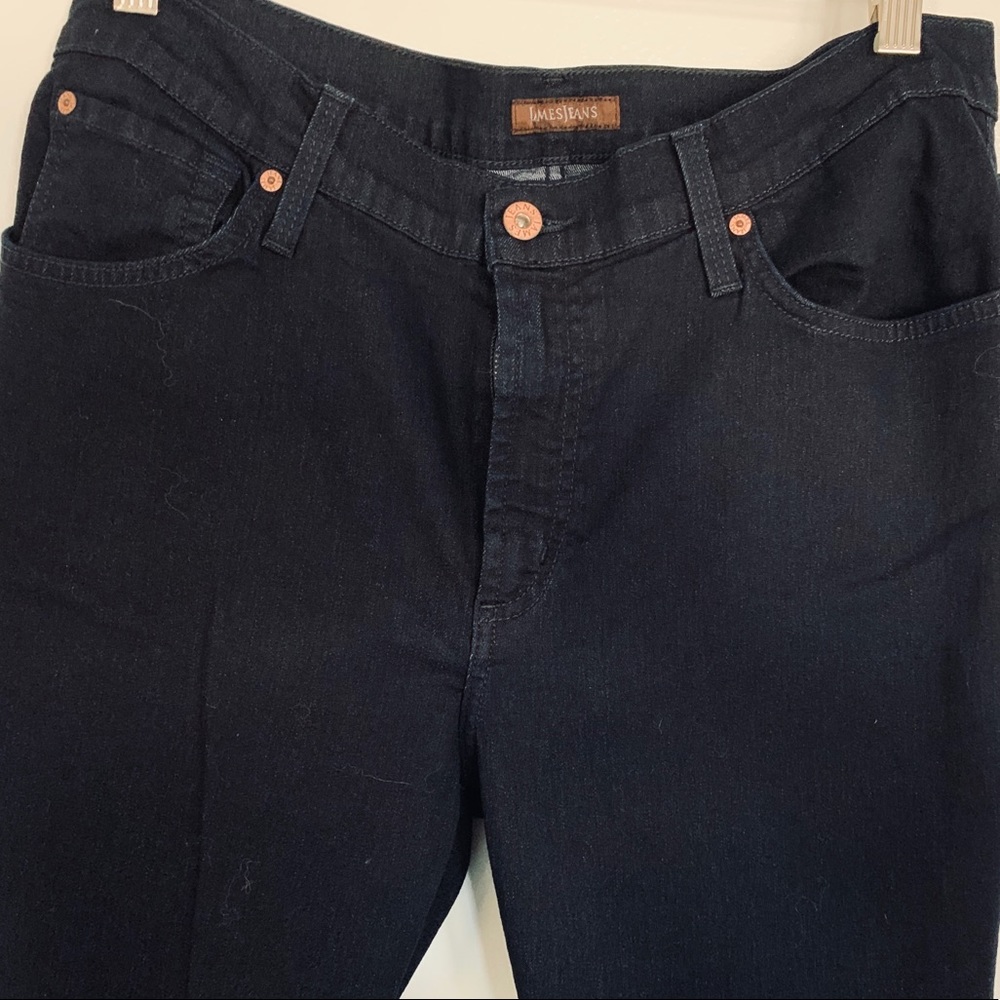 James Jeans Straight Leg Jeans - Size 14 - Picture 3 of 5